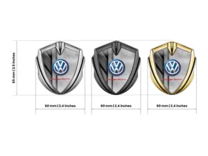 VW Insignia Abovedada 3D Estilo Tunado Brillo Aboveda 3D